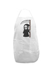 Cute Grim Reaper - Halloween Adult Apron-Bib Apron-TooLoud-White-One-Size-Davson Sales