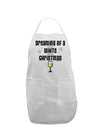 White Wine For Christmas Adult Apron-Bib Apron-TooLoud-White-One-Size-Davson Sales