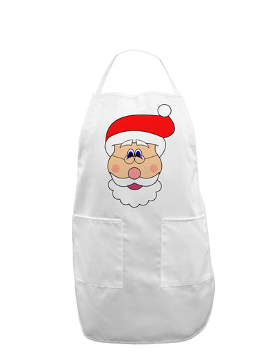 Santa Claus Face Christmas Adult Apron-Bib Apron-TooLoud-White-One-Size-Davson Sales