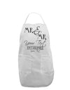 Personalized Mr and Mr -Name- Established -Date- Design Adult Apron-Bib Apron-TooLoud-White-One-Size-Davson Sales