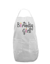 Birthday Girl - Birthday Candles Adult Apron by TooLoud-Bib Apron-TooLoud-White-One-Size-Davson Sales