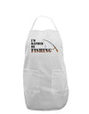 I'd Rather Be Fishing Adult Apron-Bib Apron-TooLoud-White-One-Size-Davson Sales