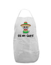 Oh My Gato - Cinco De Mayo Adult Apron-Bib Apron-TooLoud-White-One-Size-Davson Sales