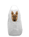 Cute German Shepherd Dog Adult Apron by TooLoud-Bib Apron-TooLoud-White-One-Size-Davson Sales