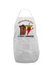 Chiles and Chocolate Adult Apron-Bib Apron-TooLoud-White-One-Size-Davson Sales