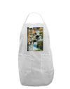 Rockies Waterfall with Text Adult Apron-Bib Apron-TooLoud-White-One-Size-Davson Sales