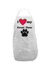 I Heart My Great Dane Adult Apron by TooLoud-Bib Apron-TooLoud-White-One-Size-Davson Sales