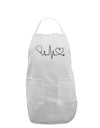 Stethoscope Heartbeat Adult Apron-Bib Apron-TooLoud-White-One-Size-Davson Sales