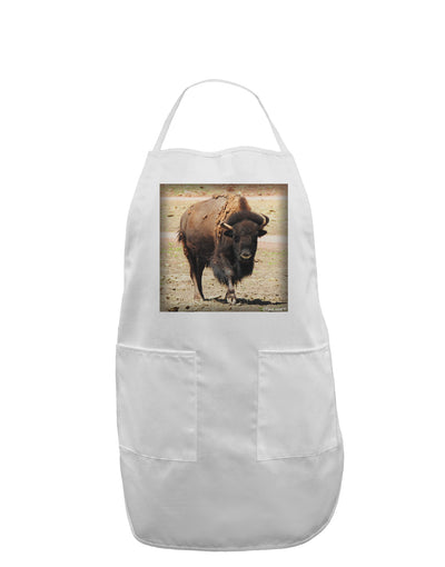 Strong Bison Adult Apron-Bib Apron-TooLoud-White-One-Size-Davson Sales