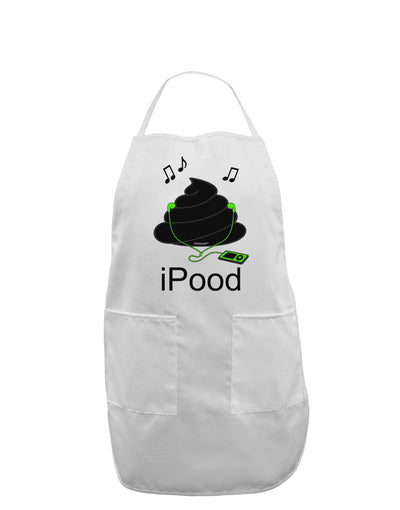 iPood Adult Apron-Bib Apron-TooLoud-White-One-Size-Davson Sales