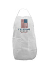 Freedom Flag Color Adult Apron-Bib Apron-TooLoud-White-One-Size-Davson Sales