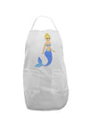 Mermaid Design - Blue Adult Apron-Bib Apron-TooLoud-White-One-Size-Davson Sales