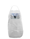 Chicago Triangles Adult Apron-Bib Apron-TooLoud-White-One-Size-Davson Sales