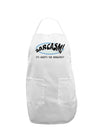 Sarcasm It's What's For Breakfast Adult Apron-Bib Apron-TooLoud-White-One-Size-Davson Sales