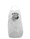 TooLoud Gray Gray Go Away Adult Apron-Bib Apron-TooLoud-White-One-Size-Davson Sales