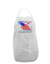 Veterans Day 2015 WaterColor Adult Apron-Bib Apron-TooLoud-White-One-Size-Davson Sales