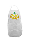 Trick or Treat Jack Yellow Adult Apron-Bib Apron-TooLoud-White-One-Size-Davson Sales