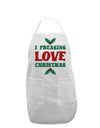 I F-ing Love Christmas Funny Adult Apron-Bib Apron-TooLoud-White-One-Size-Davson Sales