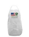 Green Party US Flag Adult Apron-Bib Apron-TooLoud-White-One-Size-Davson Sales