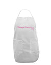 Stronger Everyday Breast Cancer Awareness Ribbon Adult Apron-Bib Apron-TooLoud-White-One-Size-Davson Sales