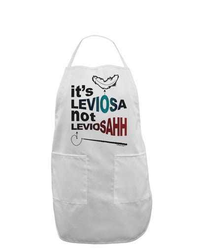 It's LeviOsa not LeviosAHH Adult Apron-Bib Apron-TooLoud-White-One-Size-Davson Sales