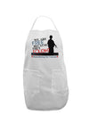 Because They Fought - Veterans Adult Apron-Bib Apron-TooLoud-White-One-Size-Davson Sales