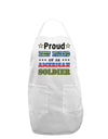 Proud Best Friend of an American Soldier Adult Apron-Bib Apron-TooLoud-White-One-Size-Davson Sales