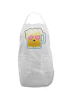 Cute Infatuated Beer Adult Apron by TooLoud-Bib Apron-TooLoud-White-One-Size-Davson Sales