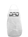 DAD Man Myth Legend Adult Apron-Bib Apron-TooLoud-White-One-Size-Davson Sales