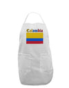 Colombia Flag Adult Apron-Bib Apron-TooLoud-White-One-Size-Davson Sales