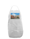 Abstract Sedona Adult Apron-Bib Apron-TooLoud-White-One-Size-Davson Sales