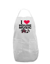 I Love House Pink Adult Apron-Bib Apron-TooLoud-White-One-Size-Davson Sales