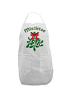 Christmas Kiss Mistletoe Adult Apron-Bib Apron-TooLoud-White-One-Size-Davson Sales