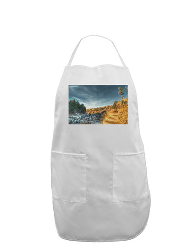 Castlewood Canyon Adult Apron-Bib Apron-TooLoud-White-One-Size-Davson Sales