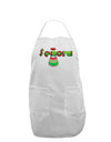 Senora Poncho Adult Apron-Bib Apron-TooLoud-White-One-Size-Davson Sales