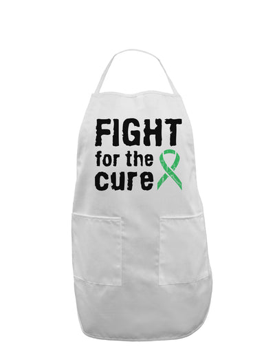 Fight for the Cure - Light Green Ribbon Celiac Disease Adult Apron-Bib Apron-TooLoud-White-One-Size-Davson Sales