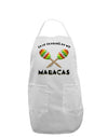 Stop Staring At My Maracas Adult Apron-Bib Apron-TooLoud-White-One-Size-Davson Sales