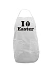 I Egg Cross Easter -Black Glitter Adult Apron by TooLoud-Bib Apron-TooLoud-White-One-Size-Davson Sales