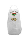 Jingle Bells Adult Apron by-Bib Apron-TooLoud-White-One-Size-Davson Sales