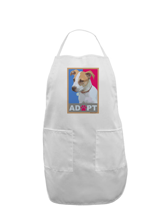 Adopt Cute Puppy Cat Adoption Adult Apron-Bib Apron-TooLoud-White-One-Size-Davson Sales