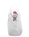 Petey the Pirate - Halloween Adult Apron-Bib Apron-TooLoud-White-One-Size-Davson Sales