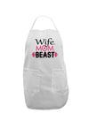 Wife Mom Beast Adult Apron-Bib Apron-TooLoud-White-One-Size-Davson Sales