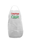 Begins With Christ Text Adult Apron-Bib Apron-TooLoud-White-One-Size-Davson Sales