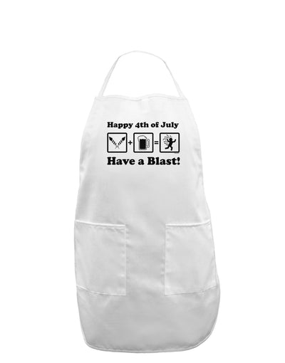 Have a Blast Adult Apron-Bib Apron-TooLoud-White-One-Size-Davson Sales