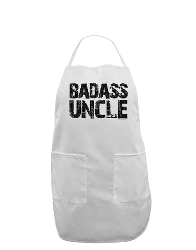 Badass Uncle Adult Apron by TooLoud-Bib Apron-TooLoud-White-One-Size-Davson Sales