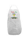 Christmas Candle with Text Adult Apron-Bib Apron-TooLoud-White-One-Size-Davson Sales