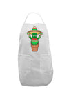 Fiesta Cactus Poncho Adult Apron-Bib Apron-TooLoud-White-One-Size-Davson Sales