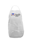 Wiggle - Twerk Light Adult Apron-Bib Apron-TooLoud-White-One-Size-Davson Sales