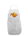 Kissy Face Emoji Adult Apron-Bib Apron-TooLoud-White-One-Size-Davson Sales