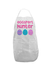 TooLoud Eggspert Hunter - Easter - Pink Adult Apron-Bib Apron-TooLoud-White-One-Size-Davson Sales